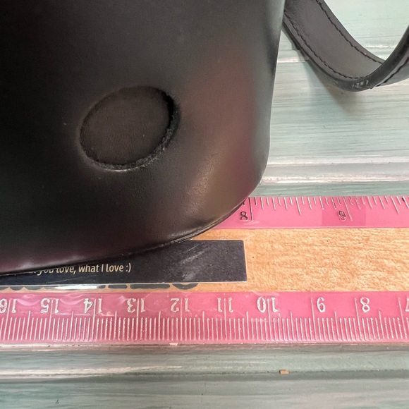 Kesslord Paris France Leather Drawstring Cutout Designer Bag - Picture 6 of 12